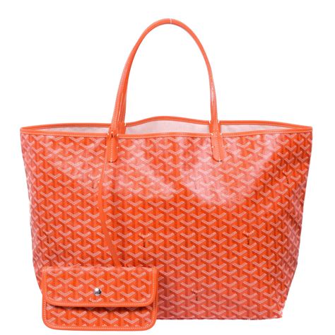 goyard orange bag|goyard saint louis tote bag.